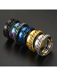 Anillo de cadena giratoria